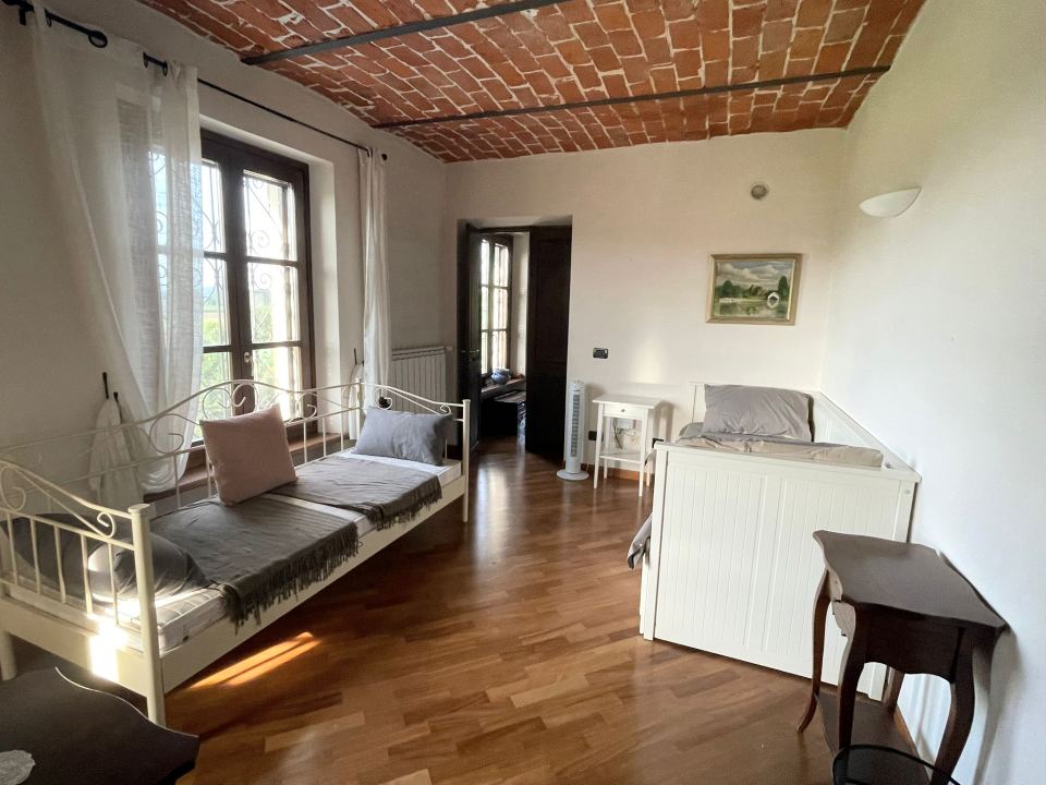 The anteroom to one of the bedrooms in the villa