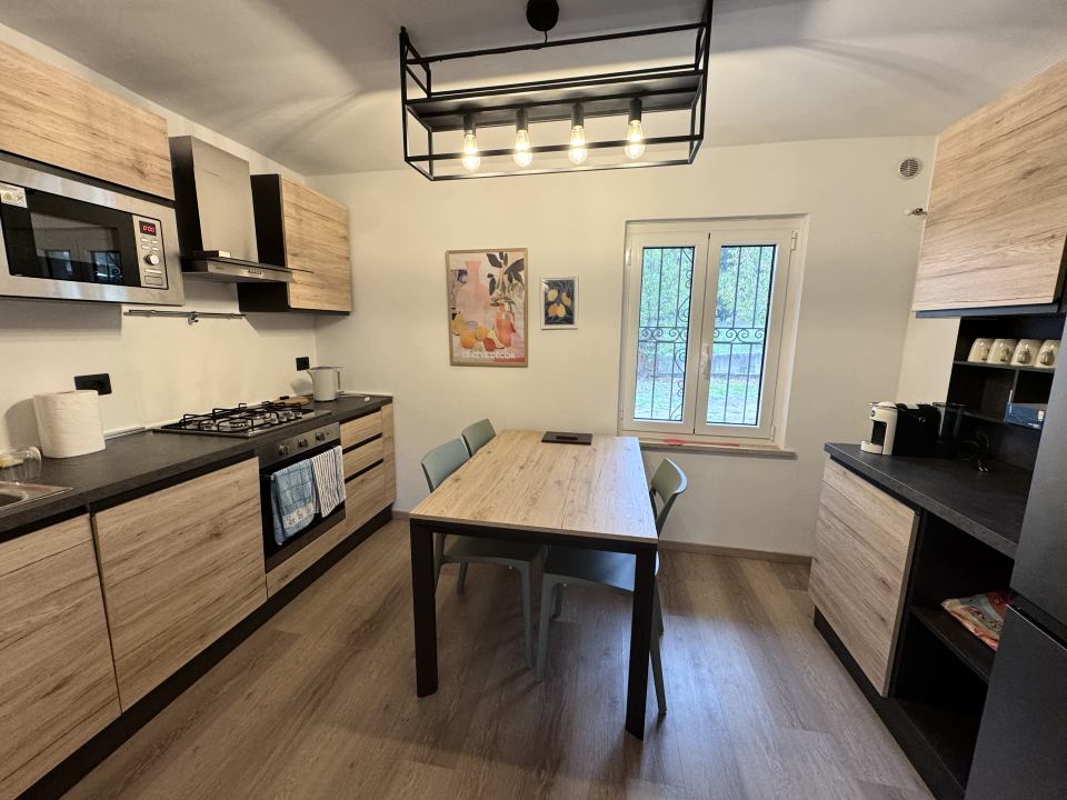 The kitchen in the annex